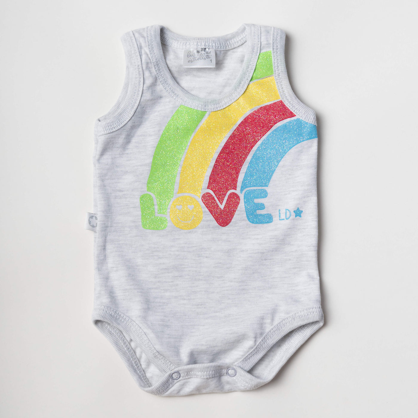 Love rainbow bodysuit