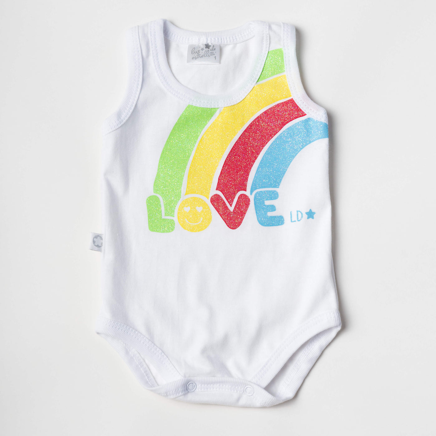 Love rainbow bodysuit