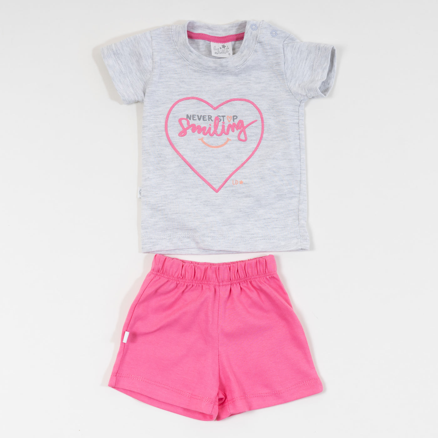 baby girl cotton top & short