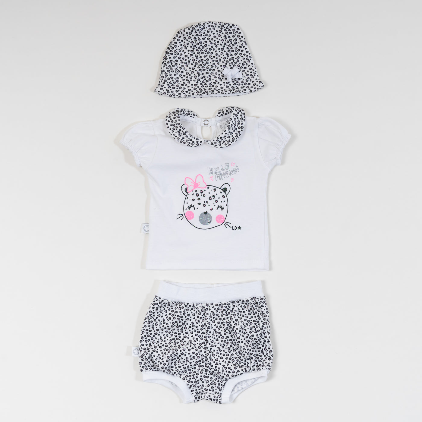 girl cotton 3 piece set