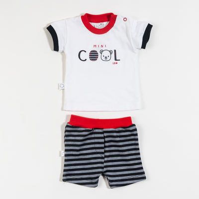 baby boy cotton 2-piece set