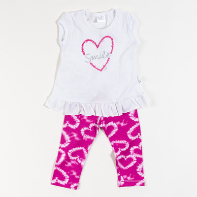 Girl cotton matching set